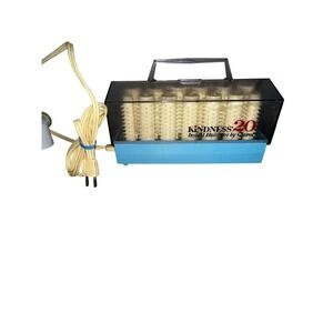 Vintage Clairol Kindness 20 Instant Hairsetter Model 781 Blue Hot Rollers 70s
